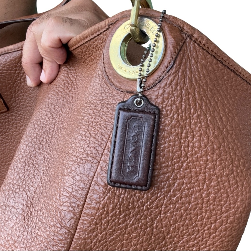 Brown Leather Men's Bag - Picture 9 of 13